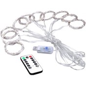 Resim Suntek Magideal Asılı Perde Dize Işıklar Usb Peri Sıcak-beyaz-3x2m 