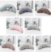 Resim 2 Adet Çocuk Boyun Kafalık Rahat Omuz Örtüsü Araba Boyun Koruma Yastık Kahverengi Şerit 