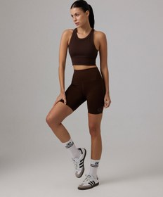 Resim Paris Seamless Biker Shorts Mocha - Medium 