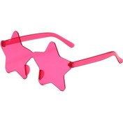 Resim Klassnum Pentagram Yıldız Şekilli Disko Gözlük - Cosplay Ve Moda Aksesuarıpembeother51 Beyaz 