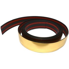 Resim Gold Altın Yapışkanlı Nikelaj Tampon Panjur Şeridi 40 mm 3 Metre 