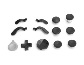 Resim Shineyee Xbox One Elite Seri 2 Kumanda İçin Metal Ve Silikon Tuş Takımı - Kaydırıcı, Çapraz Tuş, Puller - Siyah Renkli Oyun Aksesuarı 