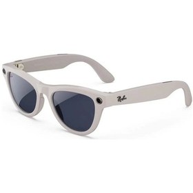 Resim Ray-ban Meta Skyler Akıllı Gözlük Shiny Chalky Gray, Clear To Sapphire Transitions 