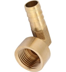 Resim Symbee G1/2 İç Dişli Bakır Dirsekli Su Hortumu Bağlantı Elemanı, 12mm İğne Uçlu Adaptör Dayanıklı, Kolay Kurulum 