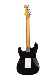 Resim Sx Sst62+ Stratocaster Black Elektro Gitar (Kılıf+Askı+Jak+Pena) 