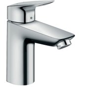 Resim Hansgrohe Logis Tek Kollu Lavabo Bataryası 100 Bas-Aç Gider Setli 
