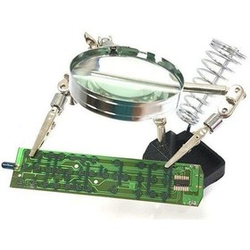 Resim Powermaster Mg-16130 Masa Üstü Mini Büyüteç Pcb Tutucu 