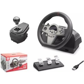 Resim Nodar Nd707 Direksiyon Seti Siyah 270 Ps4-ps3-pc-xbox One-n-sw-xbox Series-s P4 Slim P4 Pro Siyah 