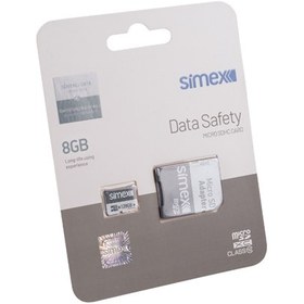Resim Simex SH-101 Data Safety Micro SD 8GB Hafıza Kartı Siyah 