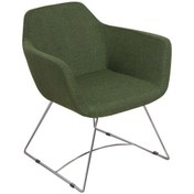 Resim Dekormila Pelin Keten Yeşil Berjer Ofis Bekleme Berjer Yeşil 