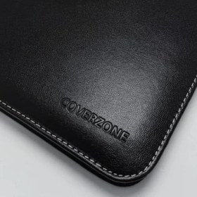 Resim Peri Store Premium Deri Sekreterlik - Mandallı Evrak Tutucu, Tablet Bölmeli Organizer, Çok Gözlü Evrak Dosyası (Hesap Makinesiz Model), Fermuarlı (32.5 × 25 Cm), Siyah 
