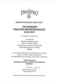 Resim Pirastro 319020 Keman Tel Seti - Chromcor 4/4 Kemanlarla Tam Uyumlu (eğitim - Çelik Çekirdek) | Uzun Ömürlü Çelik Yapı, Kolay Akort Tutma, Parlak Ve Net Ses | Ölçü: 4/4 Kemanlar İçin (4'lü Tam Takım Set) 