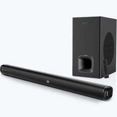 Resim Zebronics Zeb-Juke Bar 6001 DWS Pro 160 Watts Multimedia Soundbar with Wireless Subwoofer Supports Bluetooth, USB, AUX, Optical IN, HDMI (ARC) 