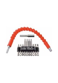 Resim Cmc Esnek Bükülebilir Flex Bits Adaptör Seti 12 Parça 