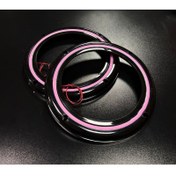 Resim Peteksiz Pempe Neon Işıklı 20CM Midrange ve Hoparlör Kapağı 1takım 2adet Hoparlörünüz Görünür 