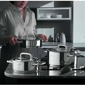 Resim Jumbo Metalix 14 Parça Çelik Çeyiz Seti( Metalix Çelik Tencere Seti Metalix Çaydanlık 3'lü Cezve) 