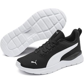 Resim 372004-01 Puma Anzarun Lite Jr Unisex Spor Ayakkabı black-white Beyaz - Siyah 
