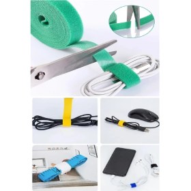 Resim Kesilebilir Kablo Tutucu Kulaklık Fare Airfry Ev Ofis Için Cırt Sabitleyici Kablo Düzenleyici 