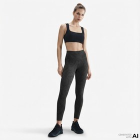 Resim Nike Dri-Fit Zenvy Kadın Siyah Tayt 
