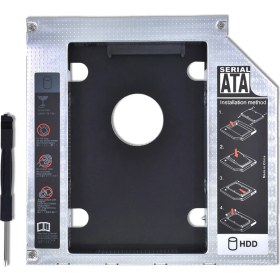 Resim Microcase Laptop Notebook 12.7mm DVD CD Slottan Ikinci Harddisk Giriş HDD SSD Kızak - AL2979 
