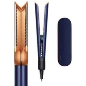 Resim Leta Airstrait Parlak Nikel ve Parlak Bakır Islak ve Kuru Saç Düzleştirici Dyson 