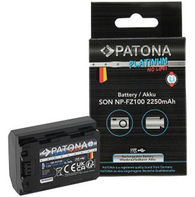 Resim Patona 1360 Platinum NP-FZ100 USB-C Sony Batarya 