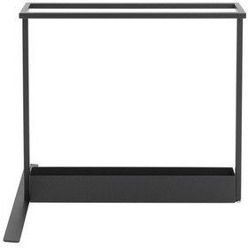 Resim Şemsiyeli Siyah Şemsiyelik Modelleri Metal Şemsiyelik Siyah 