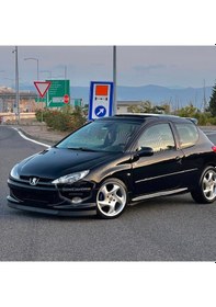 Resim Peugeot 206 206+ 1998-2012 Uyumlu Üniversal Astra H Lip Esnek Ön Lip 2 Parça Tampon Altı Dil Karlık Ön Ek 00 Şüscaroto Aksesuar 
