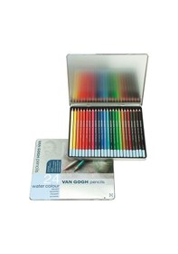 Resim Talens Van Gogh Sulu Boya Kalemi 24 Renk Metal Kutu 