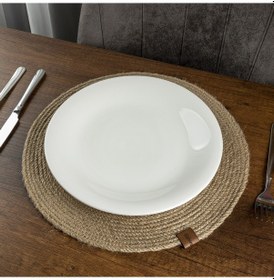 Resim Naturalove Amerikan Servis - Jüt / 6'lı Kahverengi 