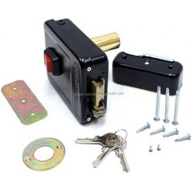 Resim Otomatsan Elektrikli Otomat Trajlı Apartman Kapı Kilidi 