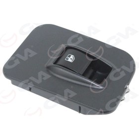 Resim GVA Cam Açma Anahtarı Tekli Sağ Fıat Fıorıno- Psa Bıpper Çerçeveli Rszyn 