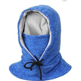 Resim Kışlık Balaclava - Polar Astarlı Rüzgar Geçirmez Boyunluk Şapka 