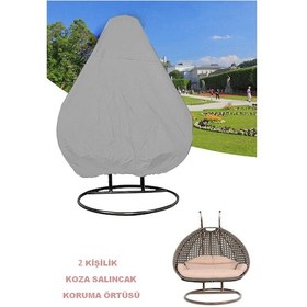 Resim Cocoon Gri Su Geçirmez 2 Kişilik Koza Salıncak Hamak Koruma Örtüsü Kılıfı Yağmur Toz Kir Önleyici Gri 