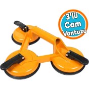Resim Plastik Vantuz Cam Vakumlu Fayans Ahşap Tutucu Taşıma Araba Kaporta Göcük Çektirme Üçlü 3'lü 