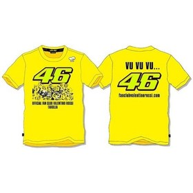 Resim Vr46 Valentino Rossi Tshirt Sarı al Kampanyalı 