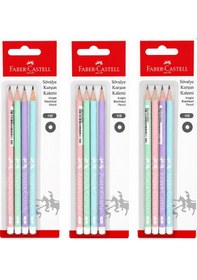 Resim Faber-castell Şövalye Kurşun Kalem Seti Pastel Hb 12 Adet Çok Renkli 