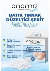 Resim Health Batık Tırnak Düzeltici Şerit 10 Adet 