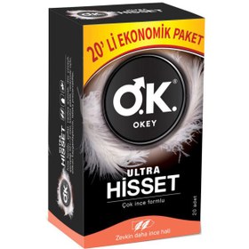 Resim Okey Ultra Hisset Prezervatif Ekonomik 20'li 