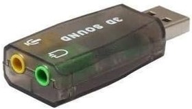 Resim Alfais 4504 5+1 Harici Usb Ses Kartı 3.5mm Kulaklık Mikrofon Çevirici Dönüştürücü 