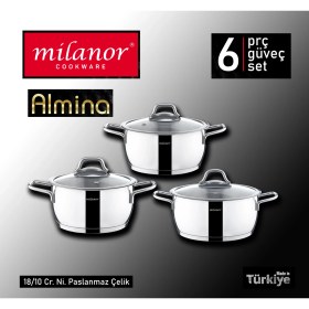 Resim Milanor Almına 6 Parça Güveç Seti 