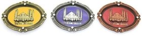 Resim İstanbul Temalı Metal Magnet Sultanahmet Kabartmalı 