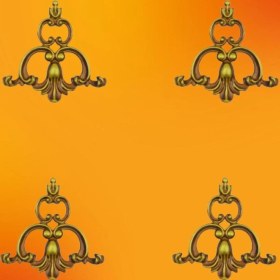 Resim Decogold Saray Tavan Motif 15 x 16 cm 4 Adet 