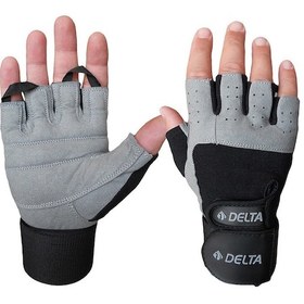 Resim Delta Fge-915 Halter, Body, Fitness Ve Ağırlık Eldiveni Gri 