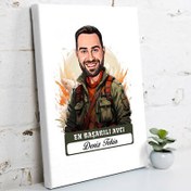Resim Karikatürlü En Başarılı Erkek Avcı Kanvas Tablo 