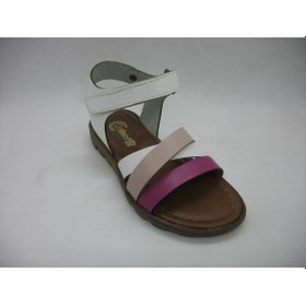 Resim Raduno 0328 Doğal Deri Bantlı Kız Çocuk Sandalet 26-30 Beyaz 