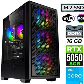 Resim Xaser BLADEX70 i3-14100F 16 GB 512 GB SSD 8 GB RTX5050 Dos Masaüstü Oyuncu Bilgisayarı 