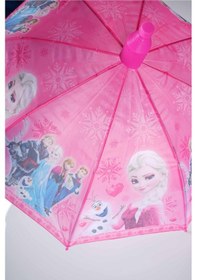 Resim Çocuk Pvc Kılıflı Elsa Anna Otomatik Mekanizmalı Şemsiye Elsa-anna Pembe 