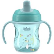 Resim Chicco Yarı Yumuşak Uçlu Alıştırma Bardağı 6+ Ay Erkek Yeni Yeşil 