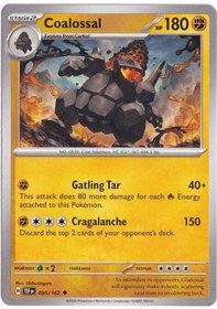 Resim Coalossal 095/162 - Temporal Forces - Pokemon Kartı Mint 